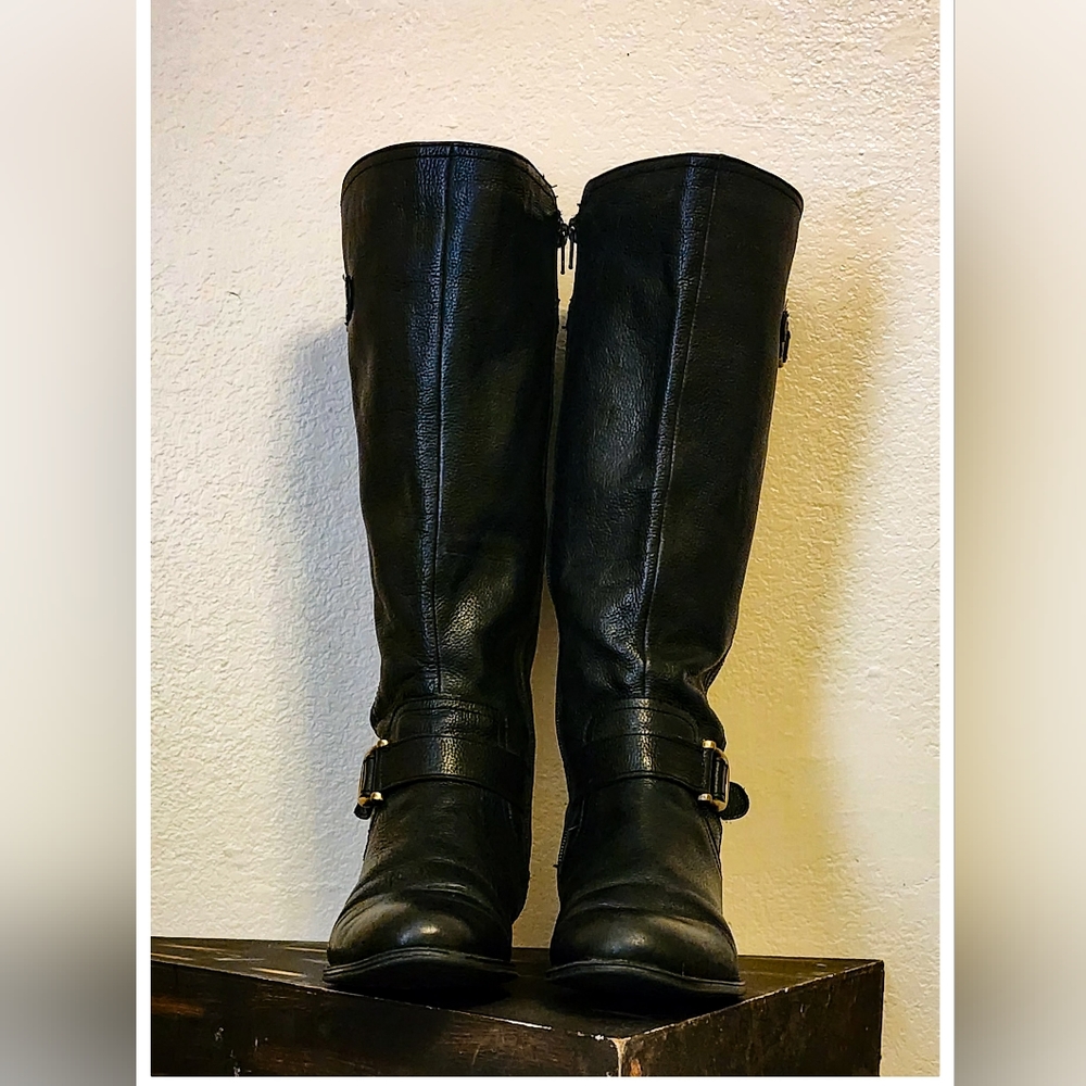 Natulizers Knee high riding leather boots size 9